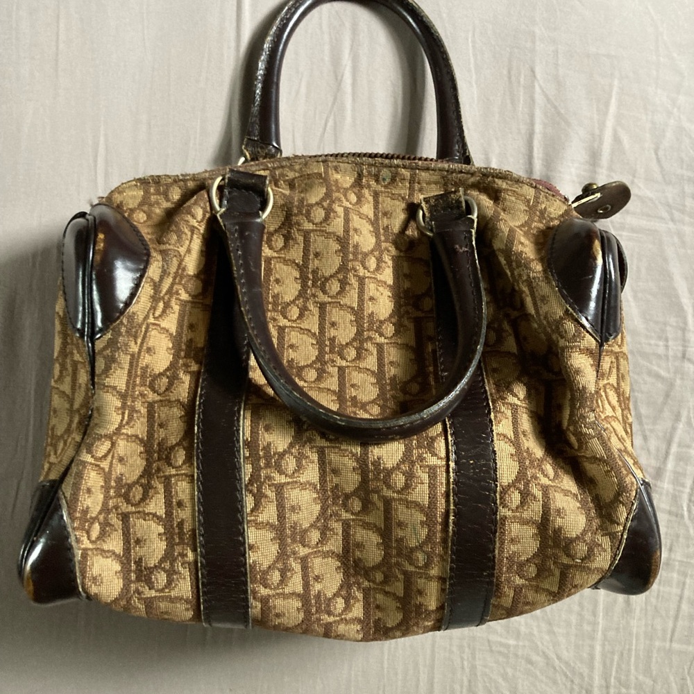 Vintage Christian Dior Trotter Boston Bag